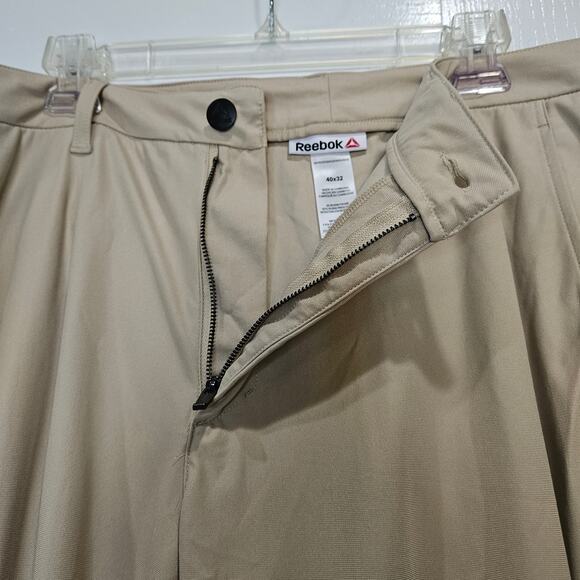 Reebok Men's 40x32 Tan Golf Athletic Pants - Picture 6 of 9